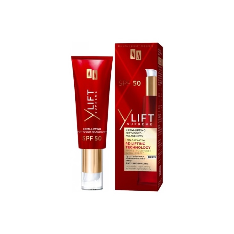 AA Y Lift Supreme peptide-collagen Face lifting cream SPF50 40 ml