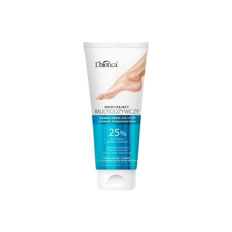 L'Biotica softening multi-nourishing Dermo foot cream against calluses 100 ml