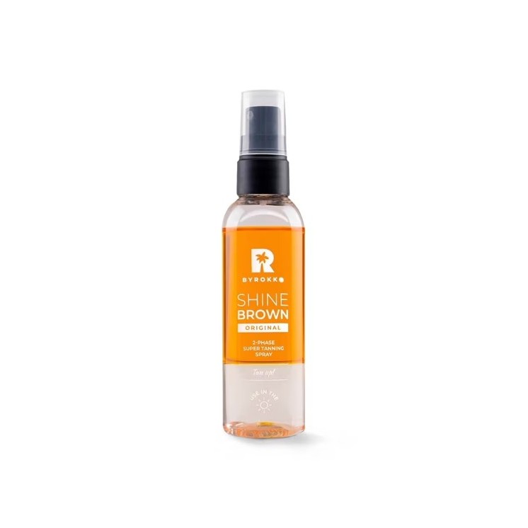 ByRokko Shine Brown tweefasige superbruinende lichaamsspray 104 ml