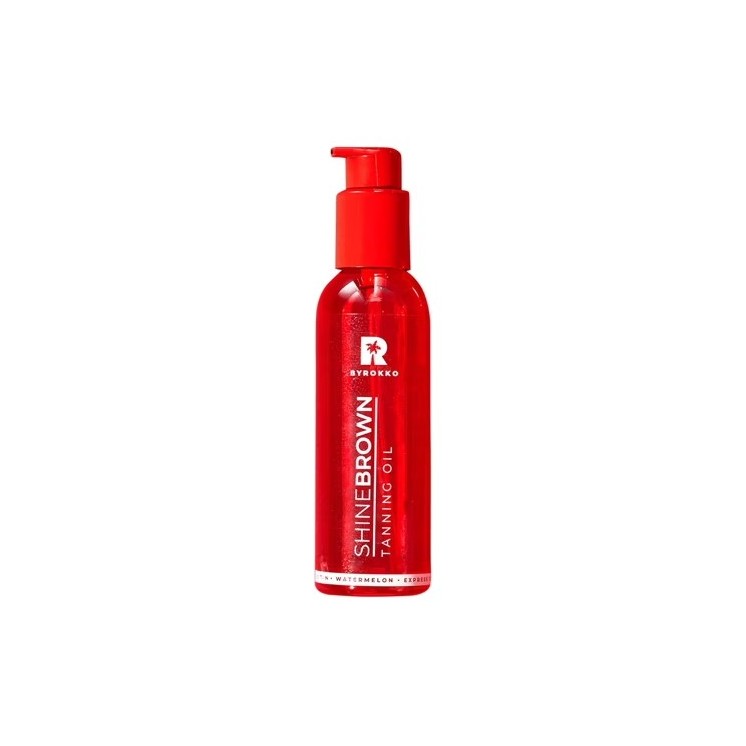 ByRokko Shine Brown Watermelon Oil beschleunigt schnell die Bräunung. Körperöl 145 ml