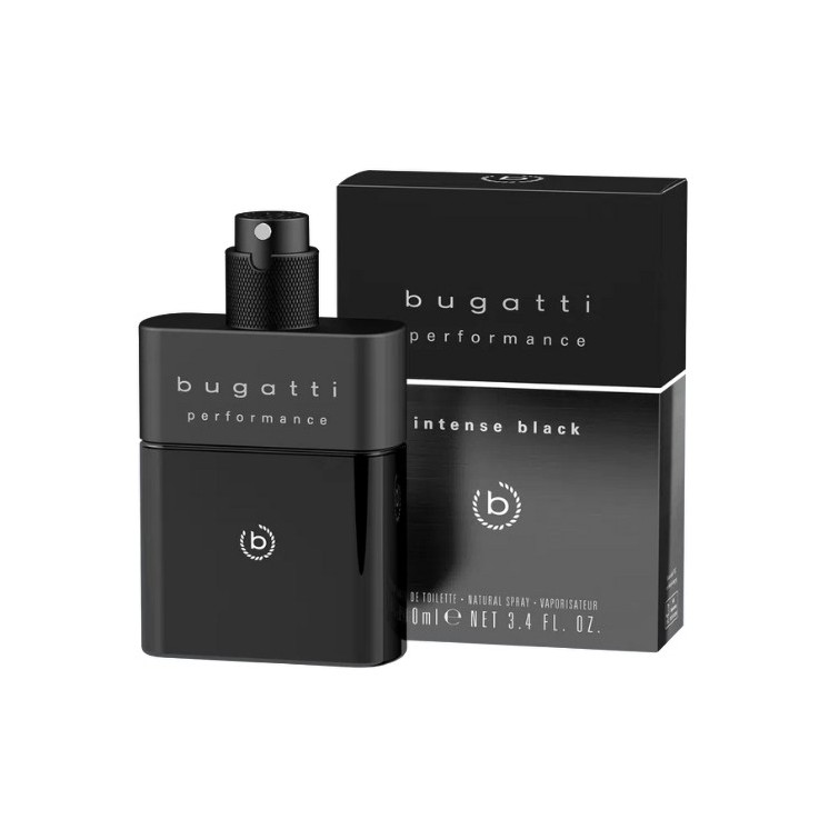 Bugatti Perfomance Intense Black Eau de Toilette for Men 100 ml