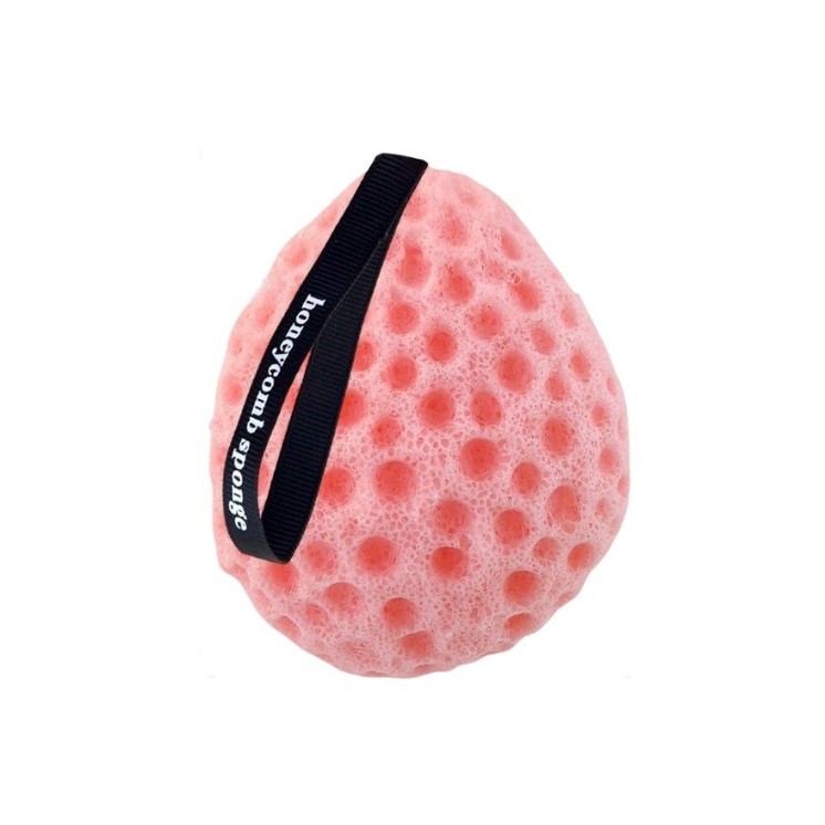 Губка Ecarla Honeycomb Bath Sponge Pink 1 шт