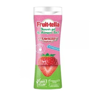 Fruit-tella Żel pod prysznic 2w1 Truskawka 300 ml