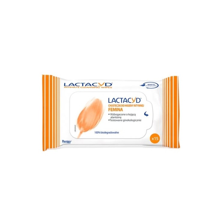 Lactacyd Femina Intieme hygiënedoekjes 15 stuks
