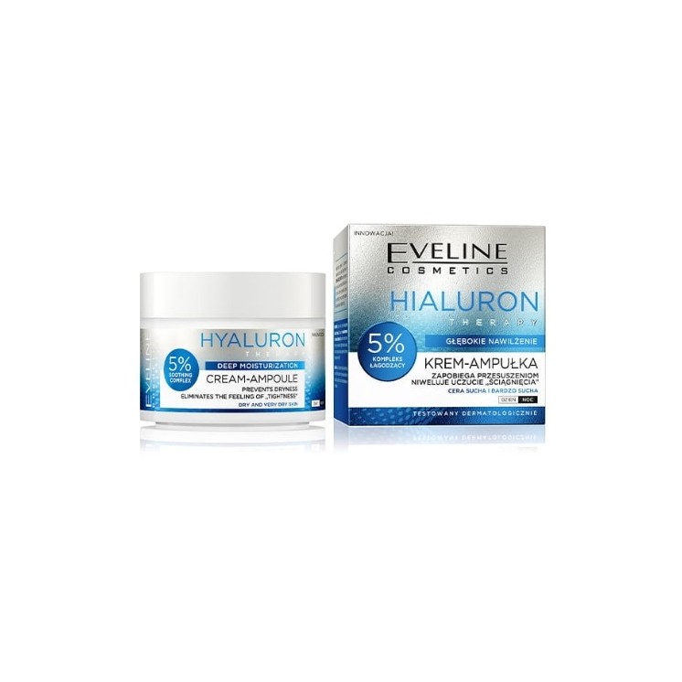 Eveline Hialuron Therapy Crème-ampul Diepe hydratatie 50 ml