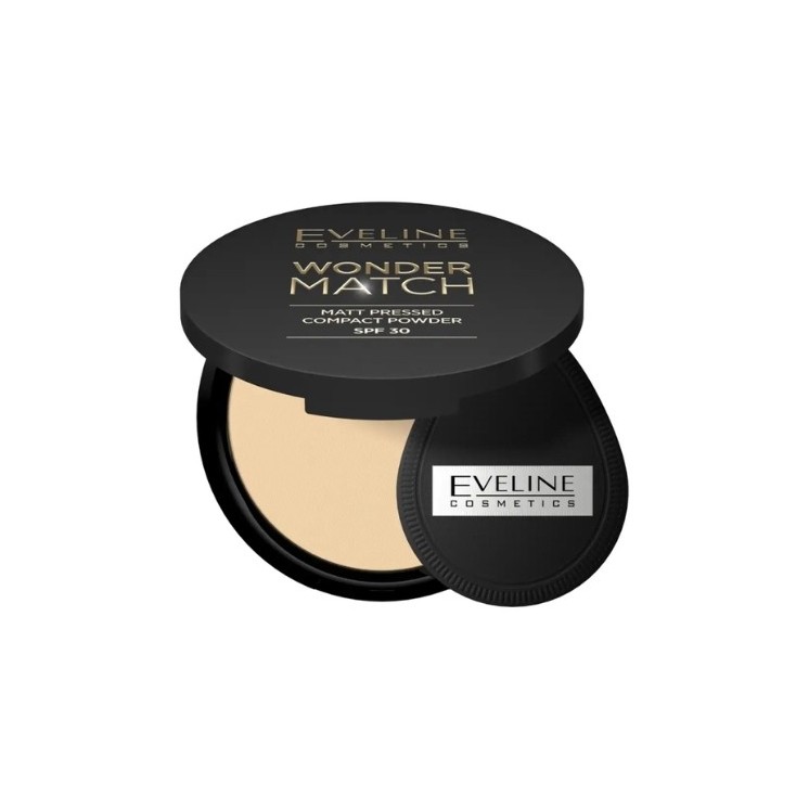 Eveline Wonder Match Pressed Mattifying Powder SPF30 /02/ Medium Beige 8 g