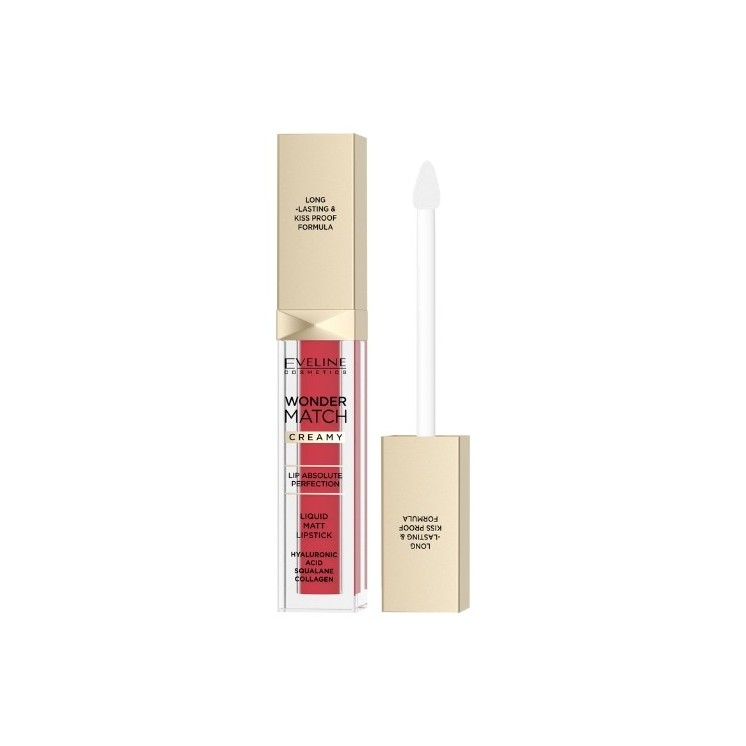Eveline Wonder Match matte vloeibare lippenstift /06/ Classic Red 6,8 ml