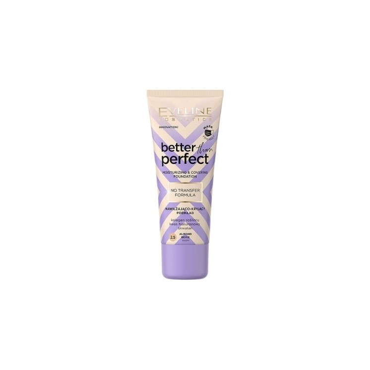 Eveline Better than Perfect зволожуюча та покриваюча основа /2, 5 / Almond Beige 30 мл