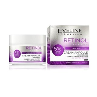 Eveline Retinol Therapy "New Skin" Effect  Krem-ampułka do twarzy regenerujący 50 ml