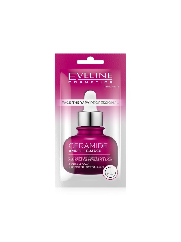 Eveline Face Therapy Professional Maska-ampułka do twarzy z Ceramidami 8 ml