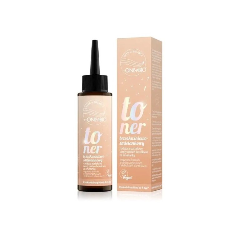 OnlyBio Hair in Balance Haartoner Perzik en crème 100 ml