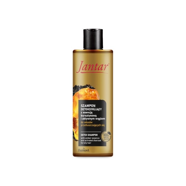 Farmona Jantar detoxifying hair shampoo with activated carbon 300 ml