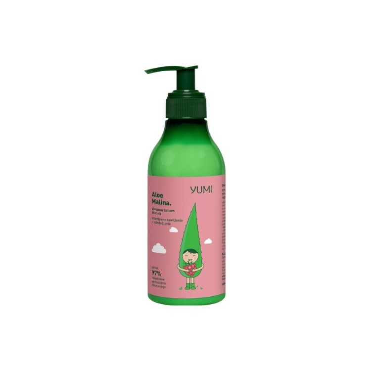 Yumi Aloe Vera Body Lotion Intensively Moisturizing Raspberry 300 ml