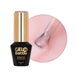 MollyLac Gel in bottle Nagelgel in der Flasche mit Multifunktionspinsel Naked 10 g