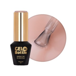 MollyLac Gel in bottle Nagelgel in der Flasche mit einem Jasmine -Multifunktionspinsel 10 g