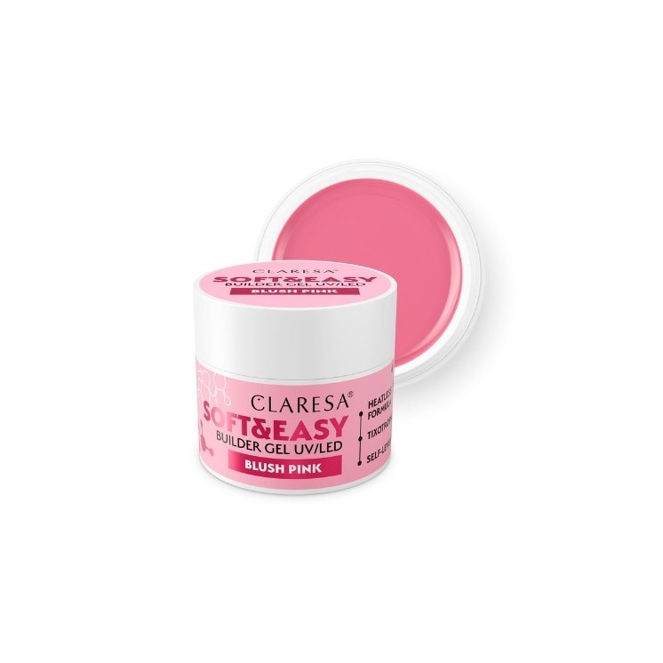 Claresa Soft & Easy Blush Pink Nail Builder Gel 45g