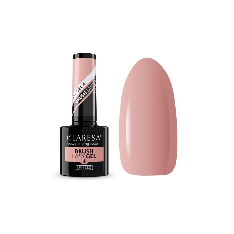 Claresa Brush Easy Gel Gel in een flesje met kwastje /4/ 5 g