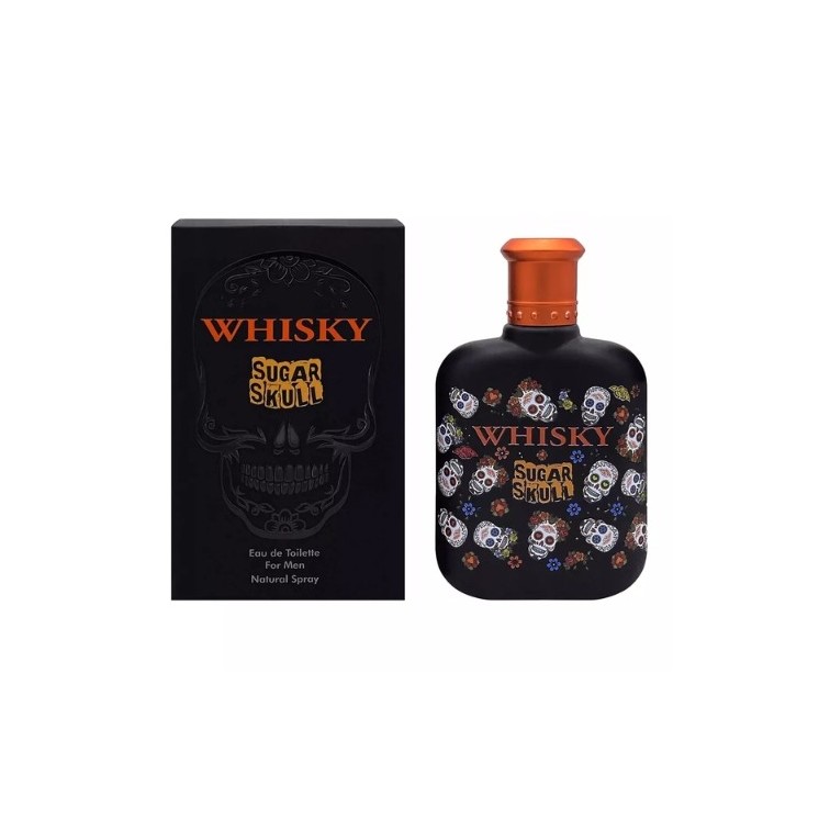 Evaflor Whiskey Sugar Skull Eau de Toilette voor mannen 100 ml