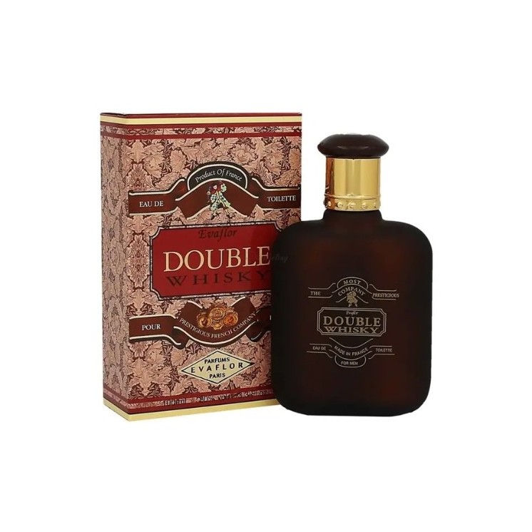 Evaflor Double Whiskey For Man Eau de Toilette voor Mannen 100 ml