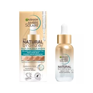 Garnier Ambre Solaire Natural Bronzer zelfbruinende druppels voor het gezicht 30 ml