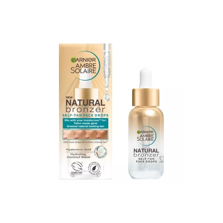 Garnier Ambre Solaire Natural Bronzer краплі для автозасмаги для обличчя 30 мл