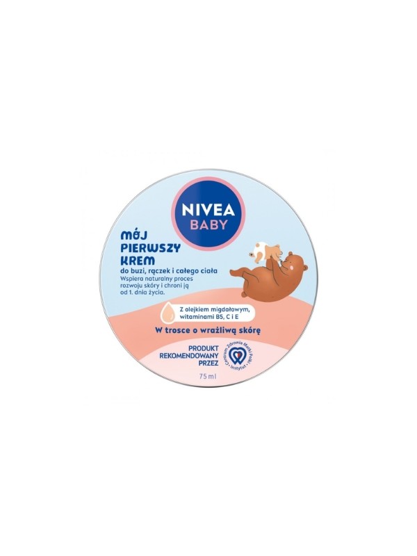 Nivea Baby Mój Pierwszy Krem do buzi, rączek i całego ciała 75 ml