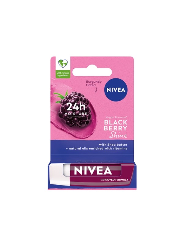 Nivea Pielęgnująca pomadka do ust Blackberry Shine 4.8 g