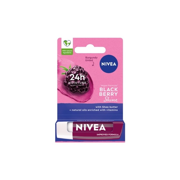 Nivea Blackberry Shine Voedende Lippenstift 4,8 g