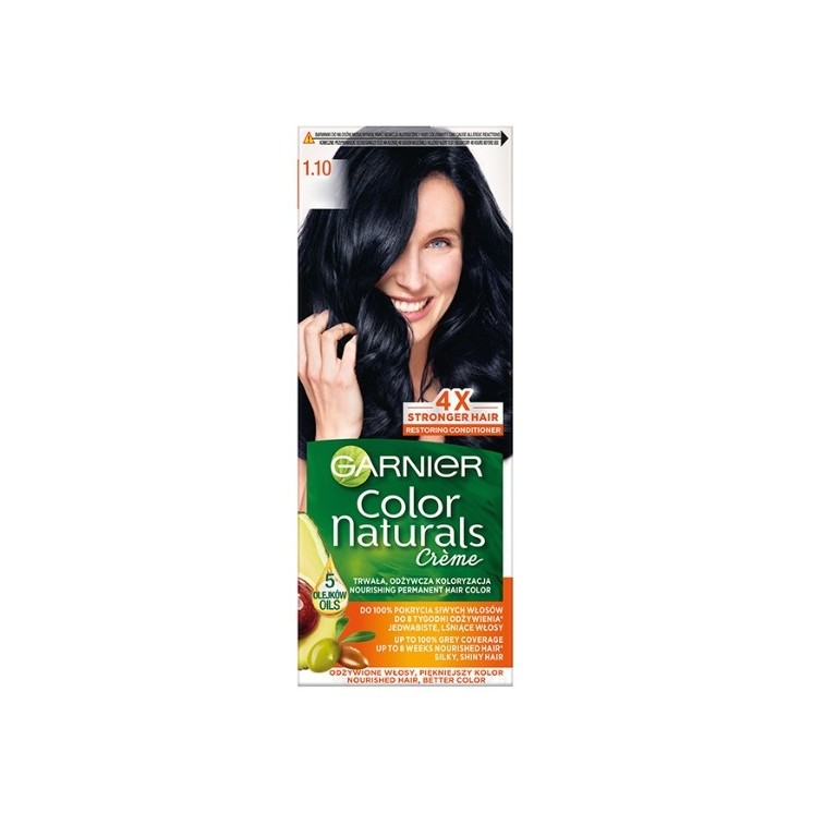 Фарба для волосся Garnier Color Naturals /1.10/ Темно-синій чорний