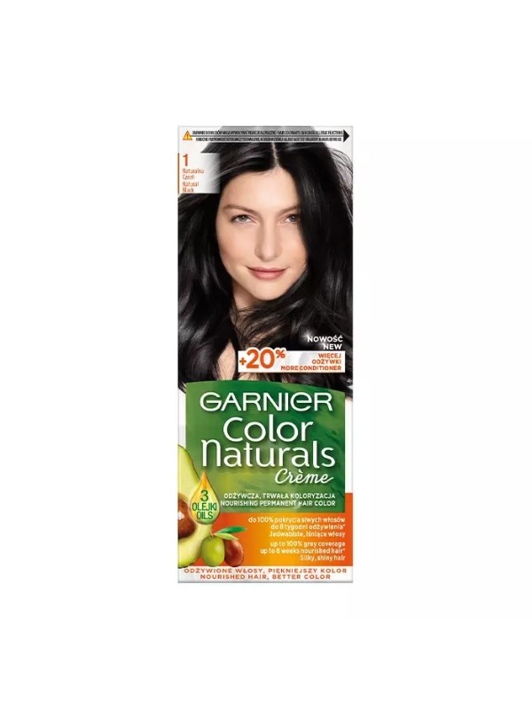 Garnier Color Naturals Farba do włosów /1/ Czarny