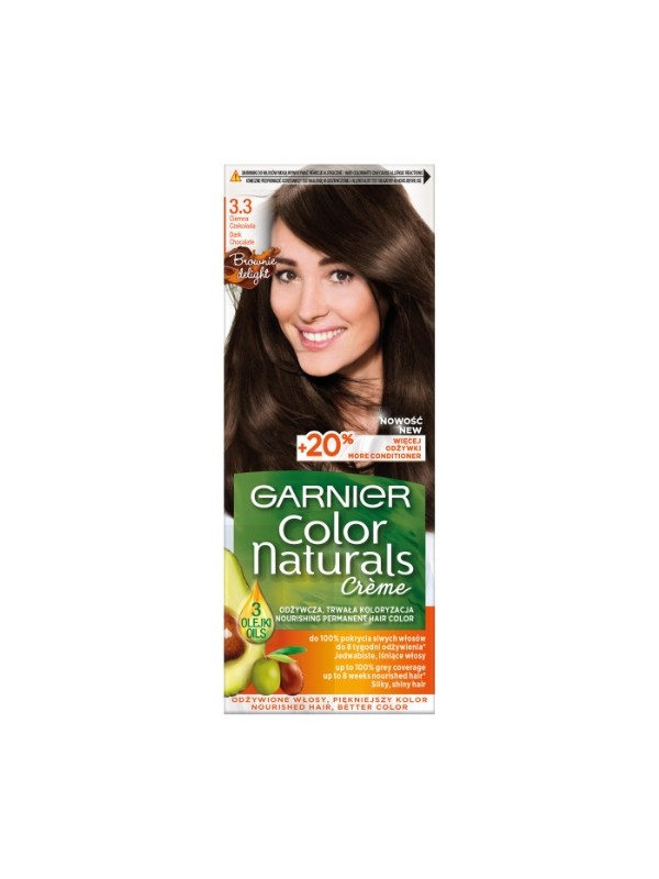 Garnier Color Naturals Farba do włosów /3.3/ Ciemna czekolada