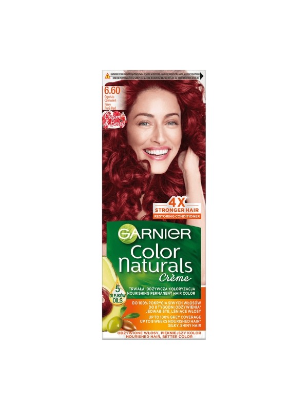 Garnier Color Naturals Farba do włosów /6.60/ Ognista czerwień