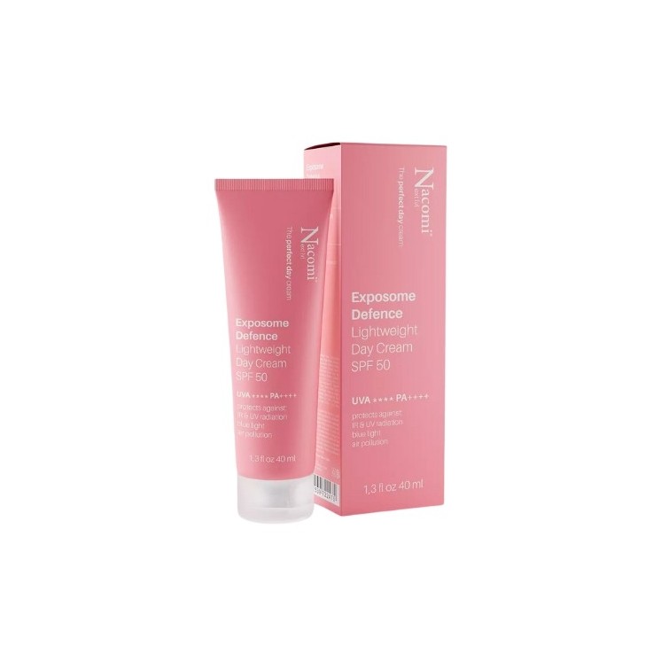 Nacomi Next Level Gesichtscreme SPF50 Light für den Tag 40 ml