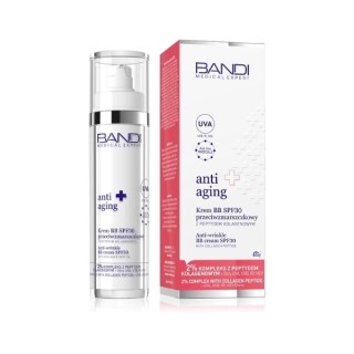Crème BB anti-âge Bandi Medical Expert SPF30 anti-rides aux peptides de collagène 50 ml