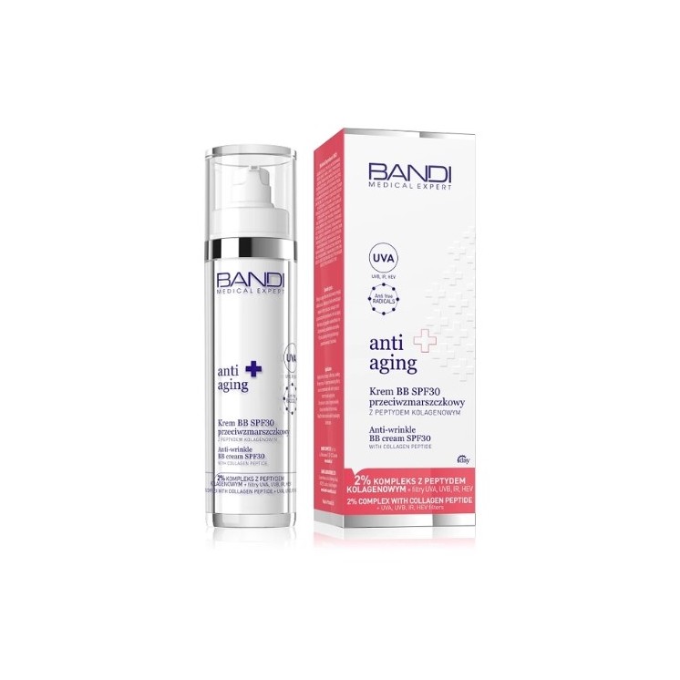 Bandi Medical Expert ANTI AGING Anti-Falten BB Creme SPF30 mit Kollagenpeptid 50 ml