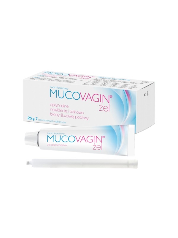 Mucovagin Żel dopochwowy 25g + 7 aplikatorów