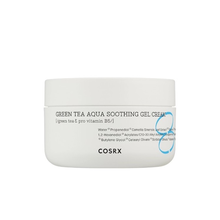 COSRX Hydrium Green Tea Aqua Soothing Gel Cream Kalmerende crème met groene thee-extract 50 ml