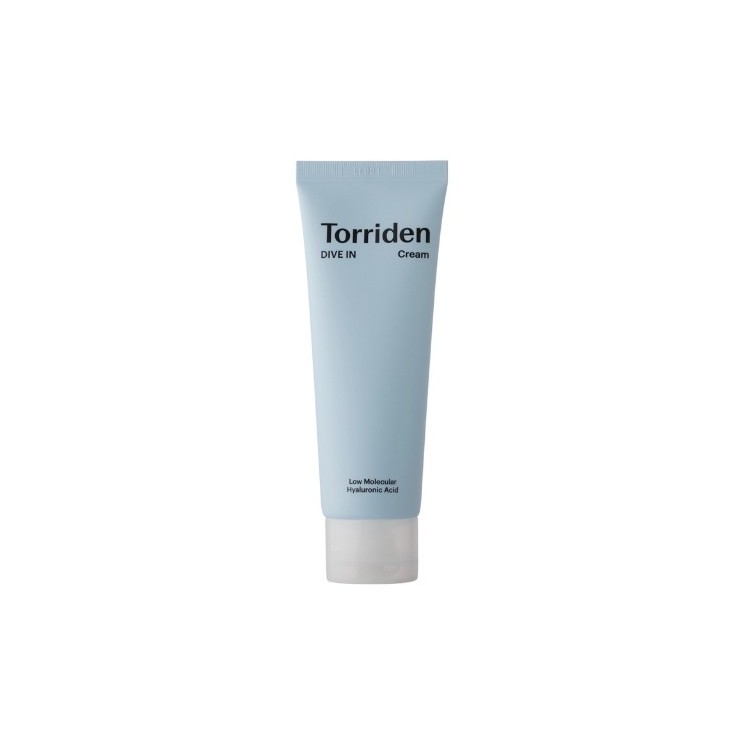 Torriden Dive-In Low Molecule Hyaluronic Acid Cream Feuchtigkeitscreme mit niedermolekularer Hyaluronsäure und Ceramiden, 80 ml