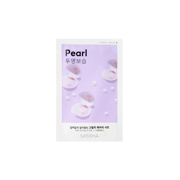 Missha Airy Fit Sheet Mask Pearl Brightening Sheet Mask 19 g