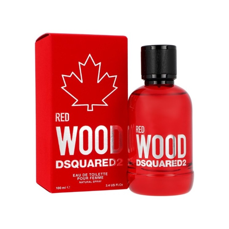 Dsquared Wood Red Eau de Toilette für Damen 100 ml