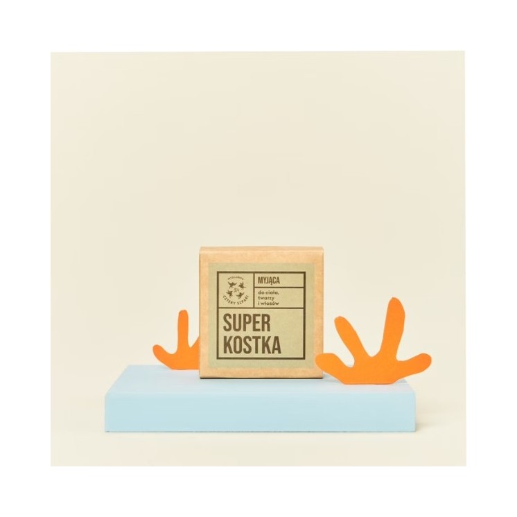 Mydlarnia Cztery Szpaki Супер батончик для миття тіла, обличчя та волосся 75