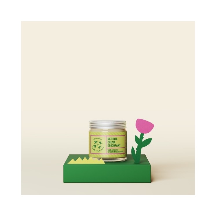 Mydlarnia Cztery Szpaki Natürliches Creme-Deodorant Leśna Róża 60 ml