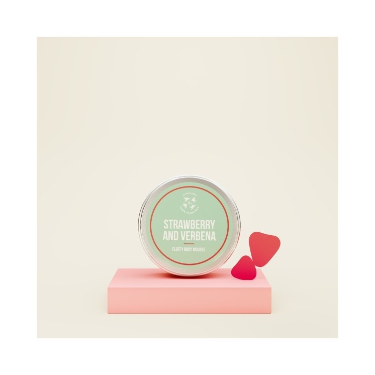 Mydlarnia Cztery Szpaki Fluffy body mousse Strawberry and Verbena 150 ml