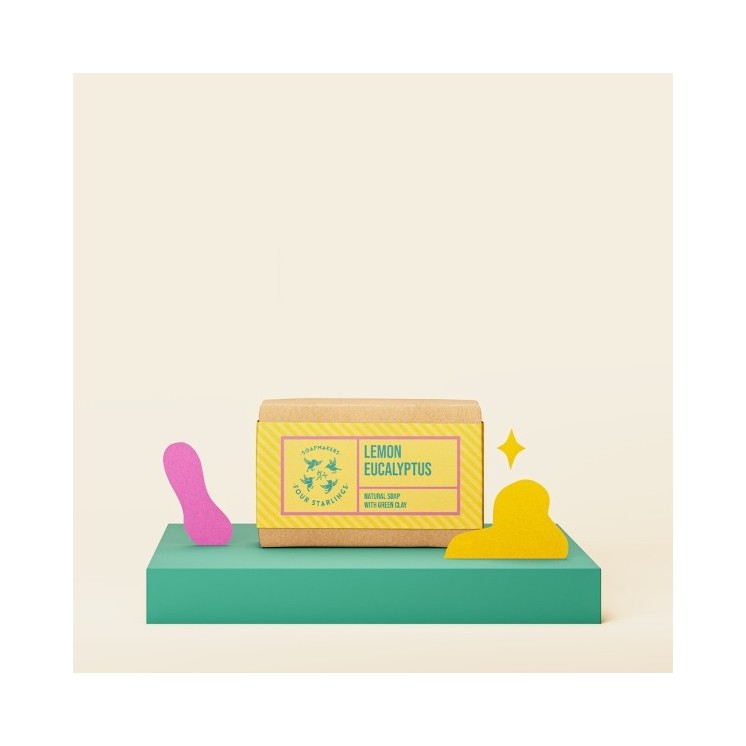 Mydlarnia Cztery Szpaki Eucalyptus Lemon natural soap bar 110 G