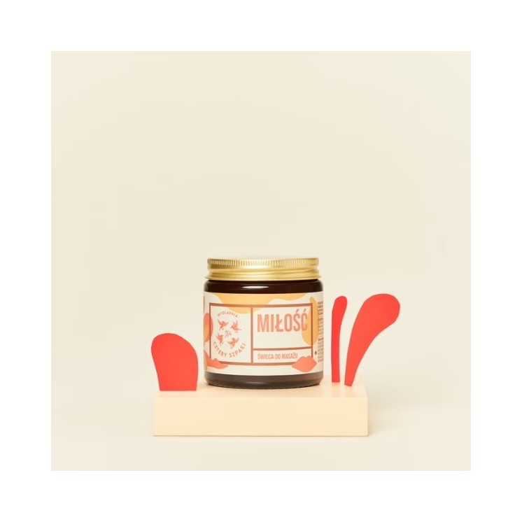 Mydlarnia Cztery Szpaki Love massagekaars 120 ml