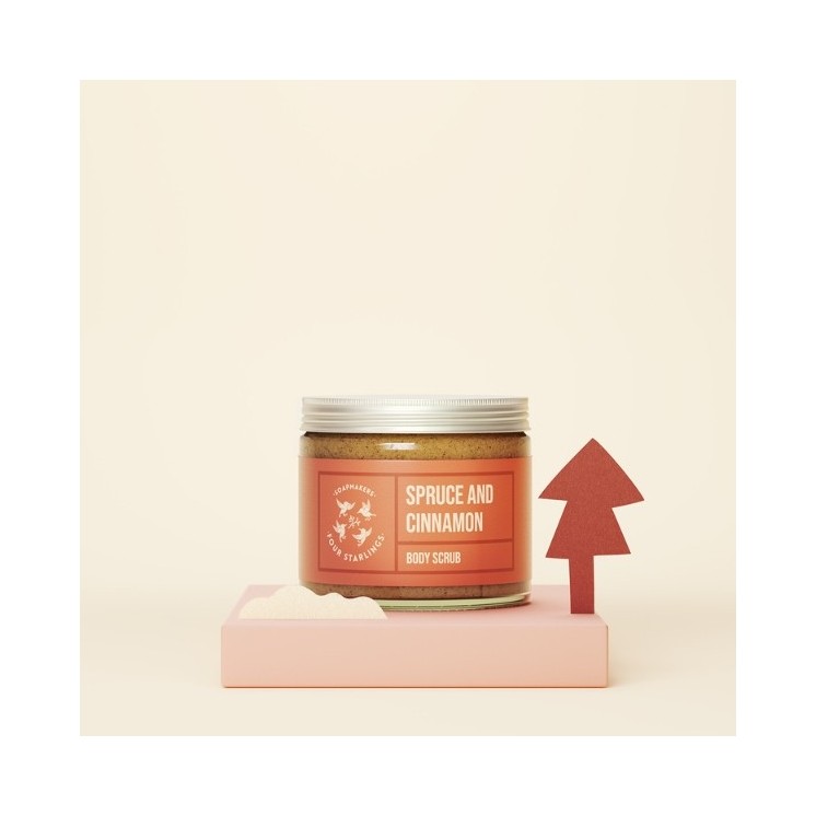 Mydlarnia Cztery Szpaki Suiker Peeling Sparren en Kaneel 250 ml