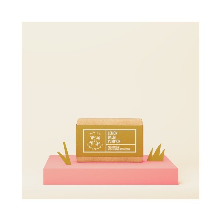 Mydlarnia Cztery Szpaki Melisa i Kürbis natürliche Peeling-Seife 110 g