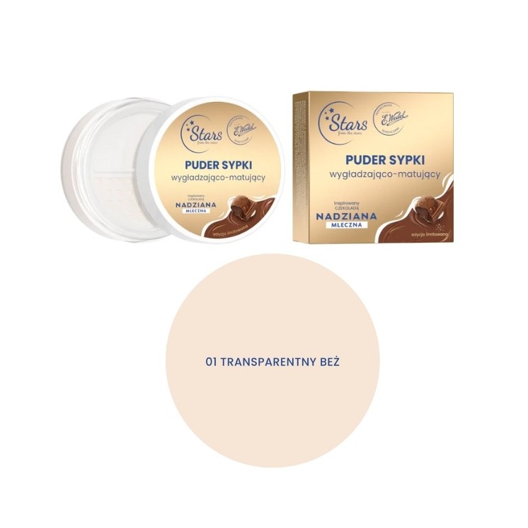 Stars from the stars Wedel Nadziana Gladmakend en matterend los poeder 01 Transparant beige 8 G