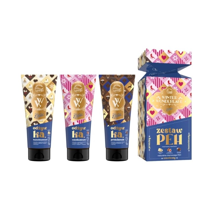 OnlyBio x Wedel Hair in Balance Christmas Set PEH 3 x Кондиціонер для волосся 200 мл