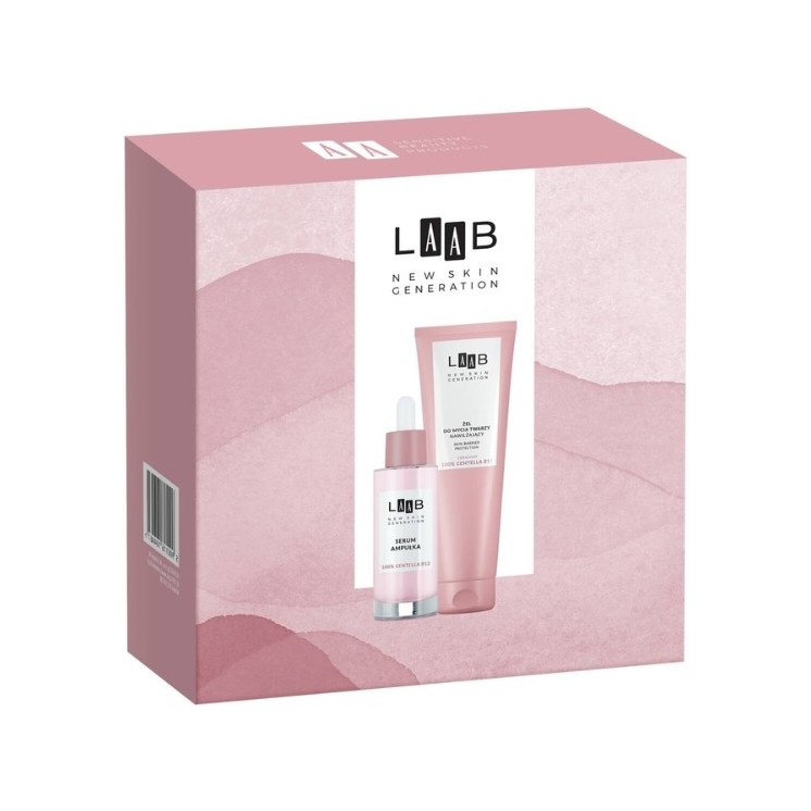 Подарунковий набір AA Laab Skin Barrier Protection Facial Cleansing Gel + Concentrated serum - ампула 30 мл